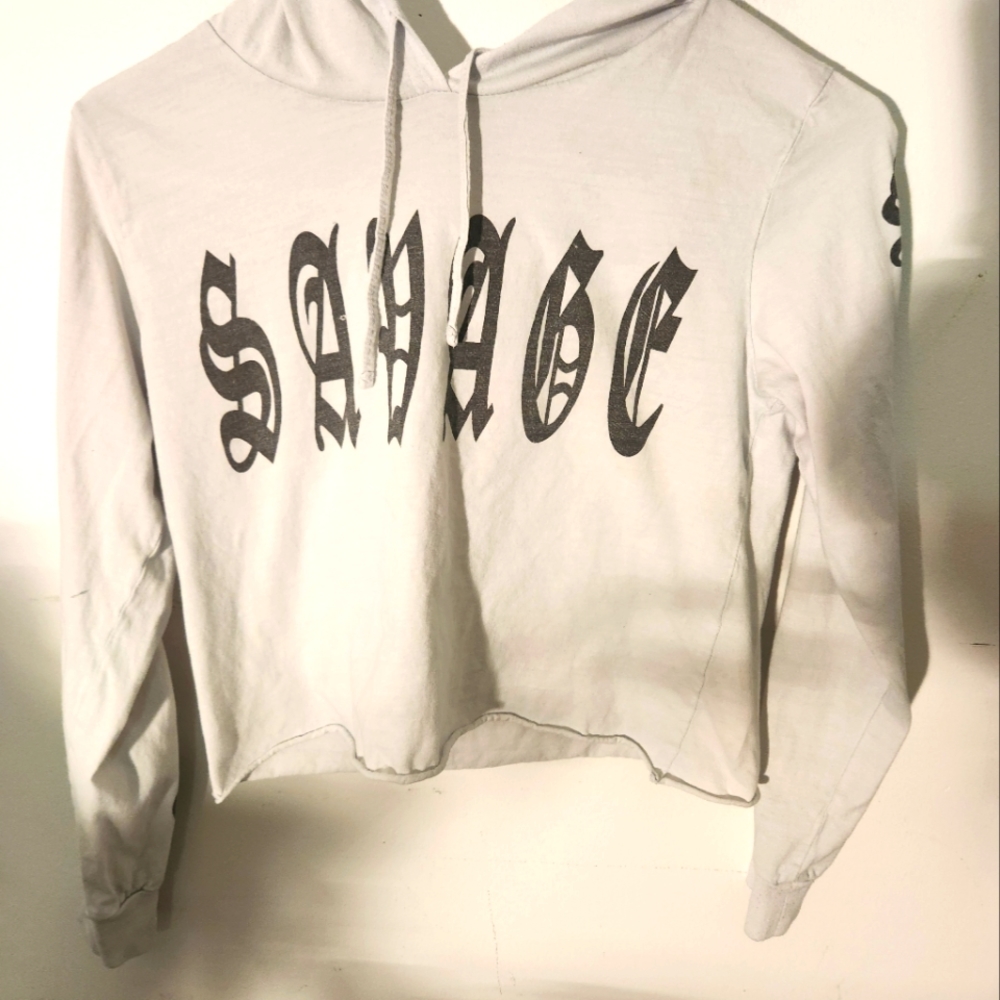 On Fire Savage mens hoodie shirt size medium